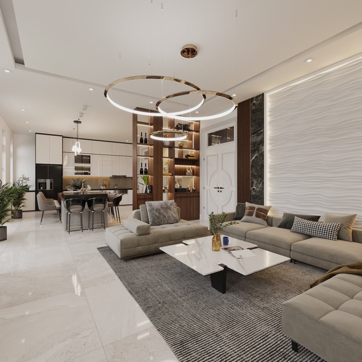 Full House thiết kế thi công nội thất công trình Cô Huyền Yên Viên
